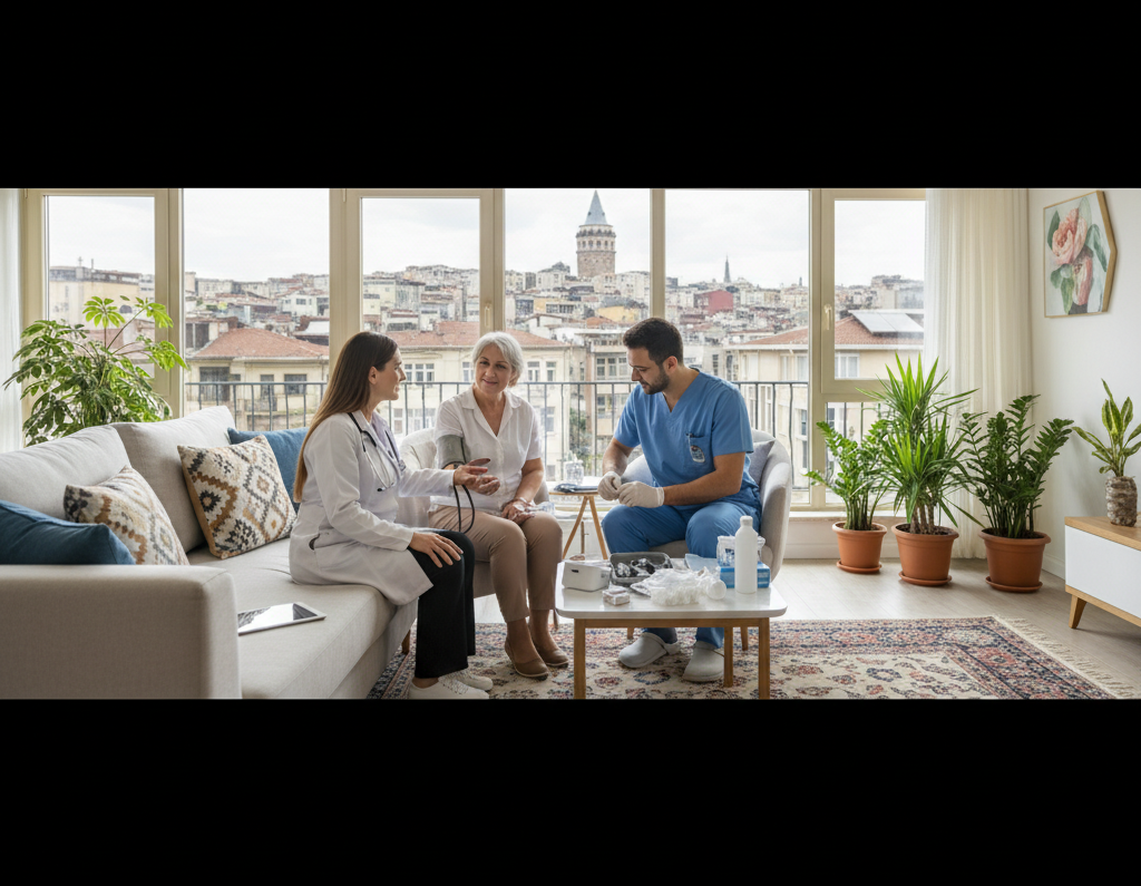 Beyoğlu Evde Sağlık konusunu temsil eden profesyonel kapak görseli